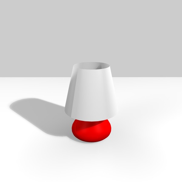 3d 3ds table lamp - TABLE LAMP 1 by Carrara1